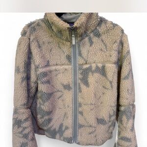 Patagonia Fleece - light blue and cream